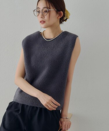 【Noka】ミニシャギーベスト