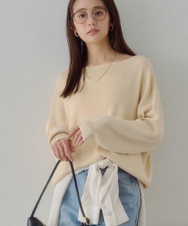 【Noka/接触冷感/UVカット/手洗い】2WAYドルマンプルオーバー