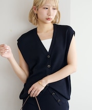 【Noka】接触冷感ニットベスト