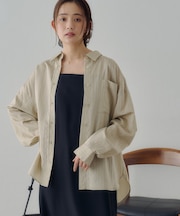 【Noka】ピンストライプシャツ《WEB限定カラーあり》