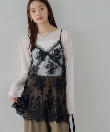 【Noka】ヴィンテージレースキャミチュニック