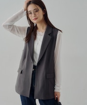 【Noka】テーラードジレ