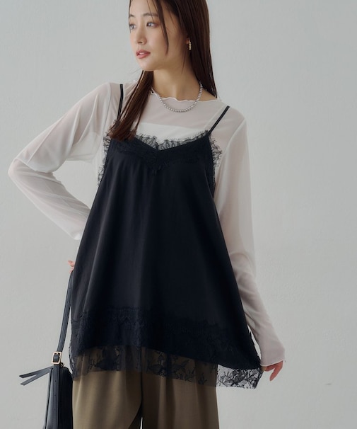 【Noka】レース使いキャミチュニック