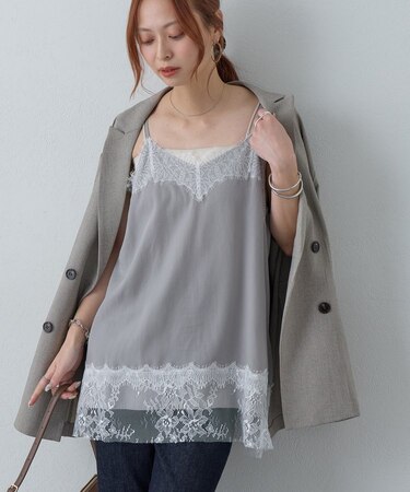 【Noka】レース使いキャミチュニック