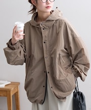 【Enlude】リップストップナイロンフード付きジャケット《ユニセックス》