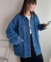 【Enlude】デニムカバーオール《ユニセックス》