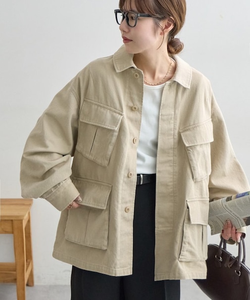 【Enlude】ミリタリージャケット《ユニセックス》