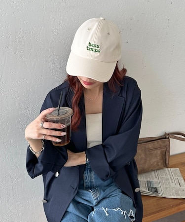 beautemps刺繍キャップ