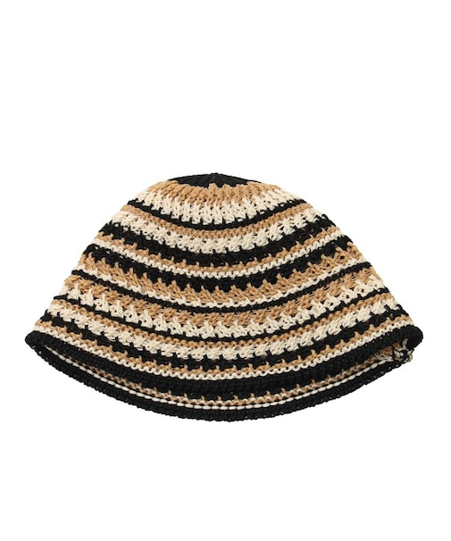 カラーボーダーハット