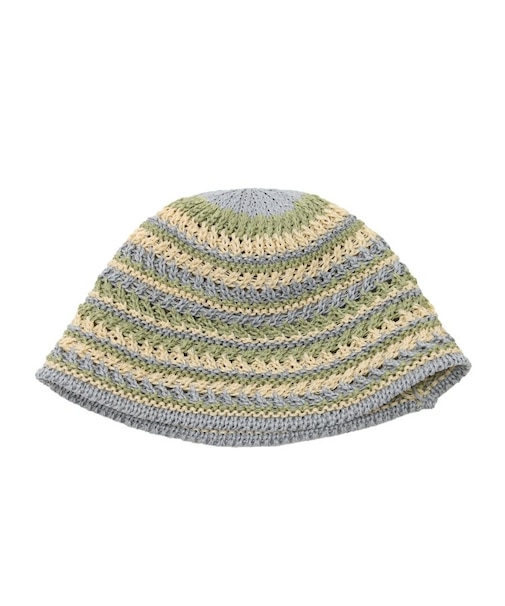カラーボーダーハット