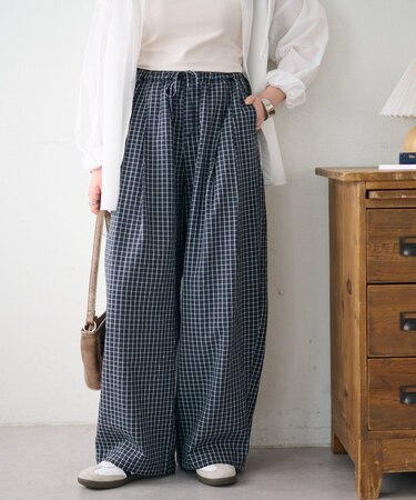 【Enlude】アソートパターンイージーパンツ