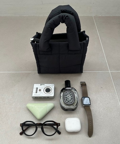 スクエアキルティングミニショルダー