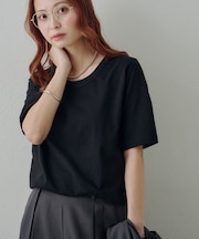 【Noka】接触冷感Uネック半袖Tシャツ