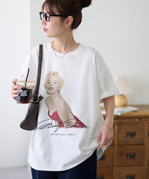 【Enlude別注|マリリン・モンロー】ピグメントグラフィック半袖T