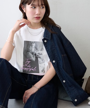 【DISCOAT別注|マリリン・モンロー】Tシャツ