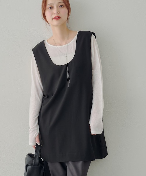 【Noka】前後2WAYチュニックベスト