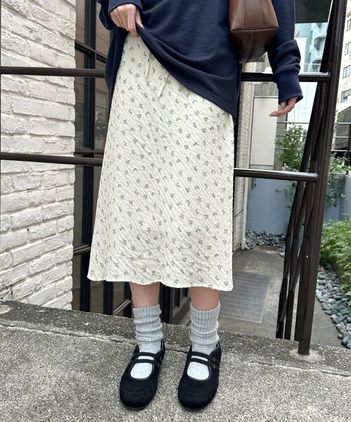 From India】2WAYレース刺繍スカラップレイヤードスカート｜チャオ