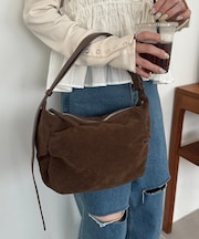 サイドギャザーワンハンドルショルダーバッグ