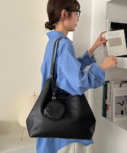2WAYハンドルコンビトートバッグ