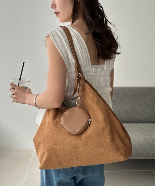 2WAYハンドルコンビトートバッグ