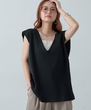 【Noka】深Vニットベスト