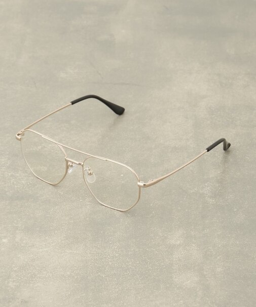 【Enlude】2ブリッジメタルフレームサングラス