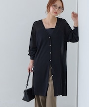 【NOKA/接触冷感/UVカット】多機能ロングカーデ