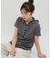 【umm.】マルチボーダーフードTシャツ