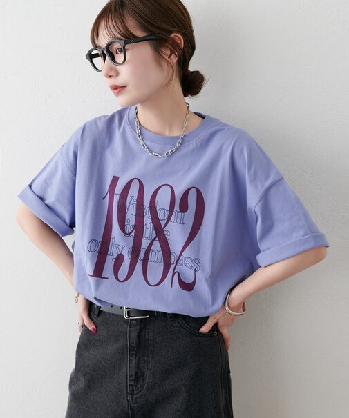 【Enlude】アソート縦長ナンバーロゴTシャツ《ユニセックス》