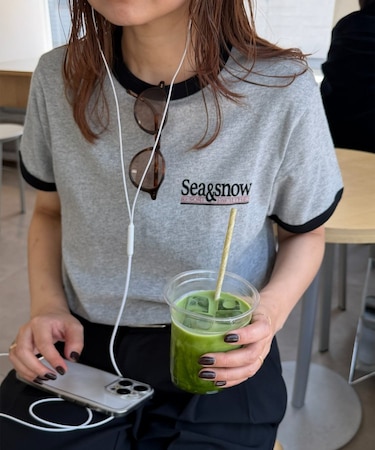 【Enlude】ワンポイントリンガーTシャツ《ユニセックス》