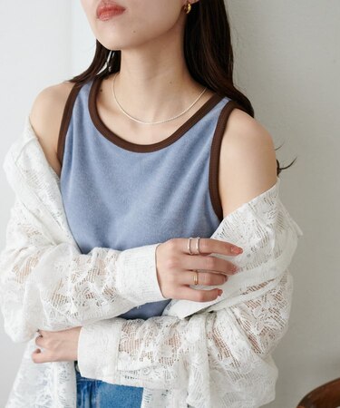 パイルカップ付アメスリタンクトップ