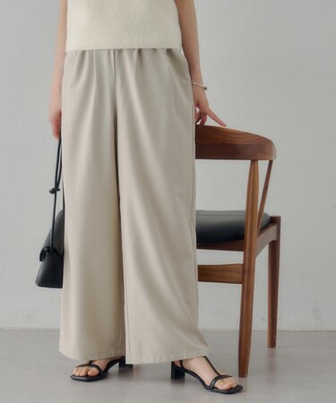 【Noka/吸水速乾/接触冷感/シワ防止】イージーパンツ