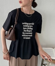 シャーリングロゴTシャツ