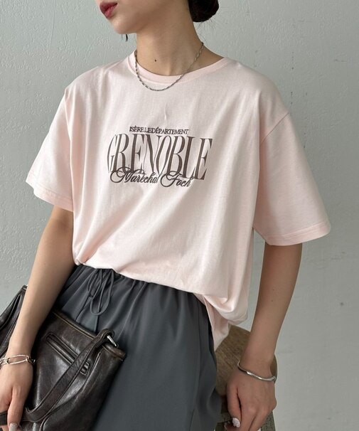 GRENOBLEロゴTシャツ