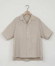 【Enlude】ライトテックリネンオープンカラーシャツ《ユニセックス》