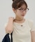 【umm.】ロゴプレート半袖Tシャツ