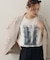【Noka/汗染み防止】フォトプリントフレンチTシャツ