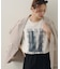 【Noka/汗染み防止】フォトプリントフレンチTシャツ