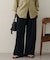 【Noka】カットジョーゼット2タックパンツ