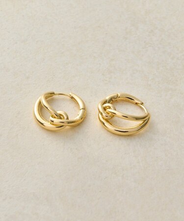 【GOLDY】ツイストノットピアス