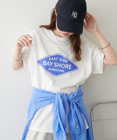 【Enlude】ピグメントスラブサインボードTシャツ《ユニセックス》
