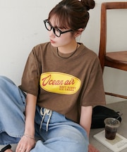 【Enlude】ピグメントスラブサインボードTシャツ《ユニセックス》