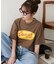 【Enlude】ピグメントスラブサインボードTシャツ《ユニセックス》