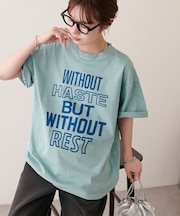 【Enlude】ピグメントカラーロゴTシャツ《ユニセックス》