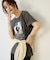 【Noka】フォトプリントロゴ半袖Tシャツ