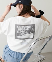 【Enlude】モノクロフォトTシャツ《ユニセックス》