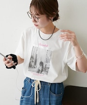 【Enlude】モノクロフォトTシャツ《ユニセックス》