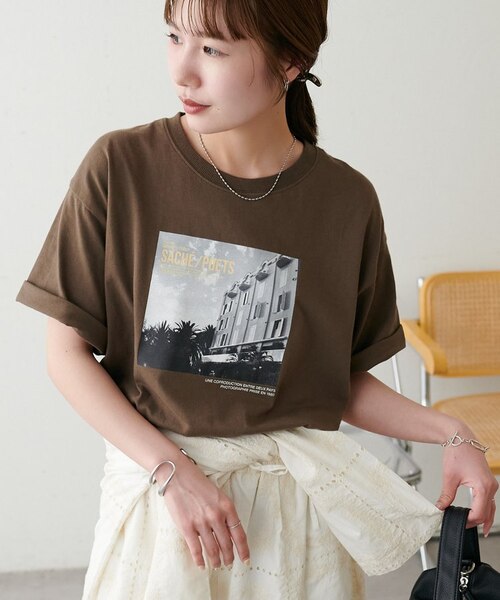 DISCOAT ディスコート の TIGERプリントTシャツ Tシャツ カットソー