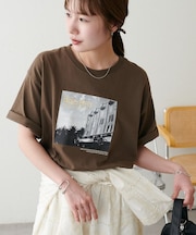 【Enlude】モノクロフォトTシャツ《ユニセックス》