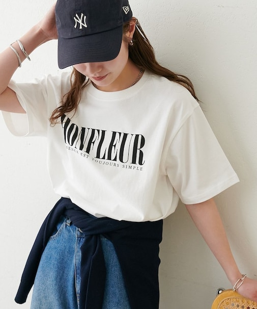 【Enlude/着回し抜群◎】フレンチロゴTシャツ《ユニセックス》